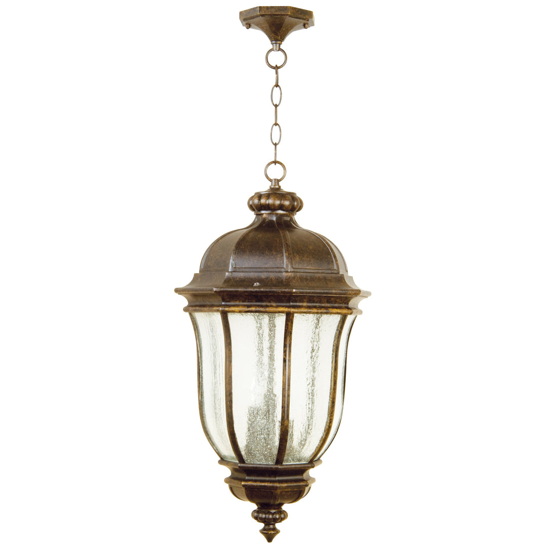 CRAFTMADE Harper 3 Light Outdoor Pendant in Peruvian Bronze Outdoor