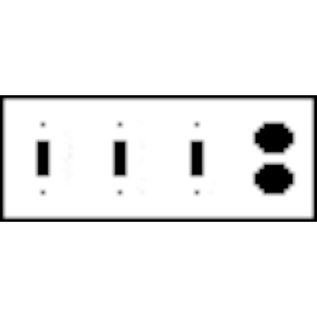 Roguery Ropes Wall Plate (Bright Nickel Finish)