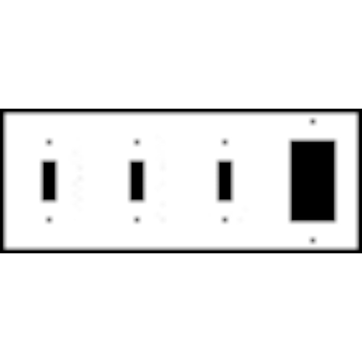 Roguery Ropes Wall Plate (Bright Nickel Finish)