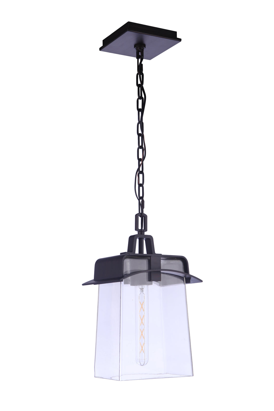 CRAFTMADE Smithy 1 Light Outdoor Pendant in Age Bronze Brushed