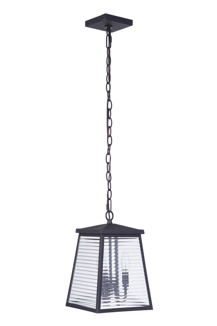 CRAFTMADE Armstrong 3 Light Outdoor Pendant in Midnight