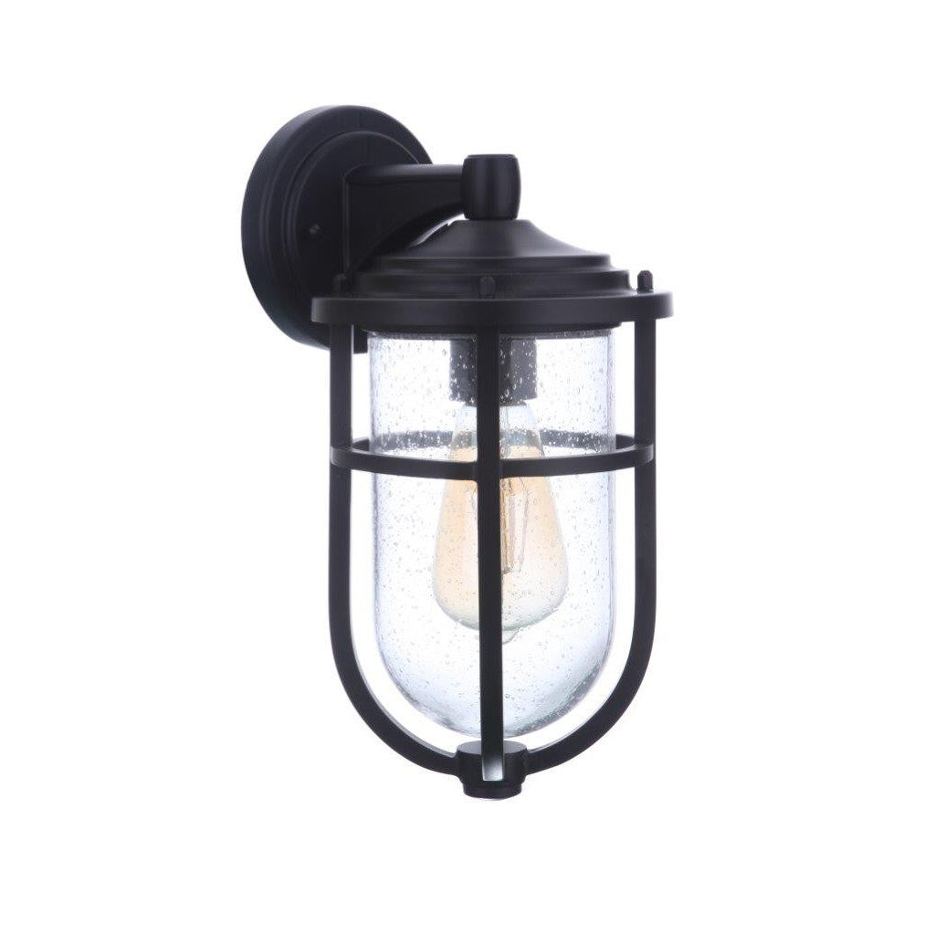 CRAFTMADE Voyage 1 Light Small Outdoor Wall Lantern in Midnight