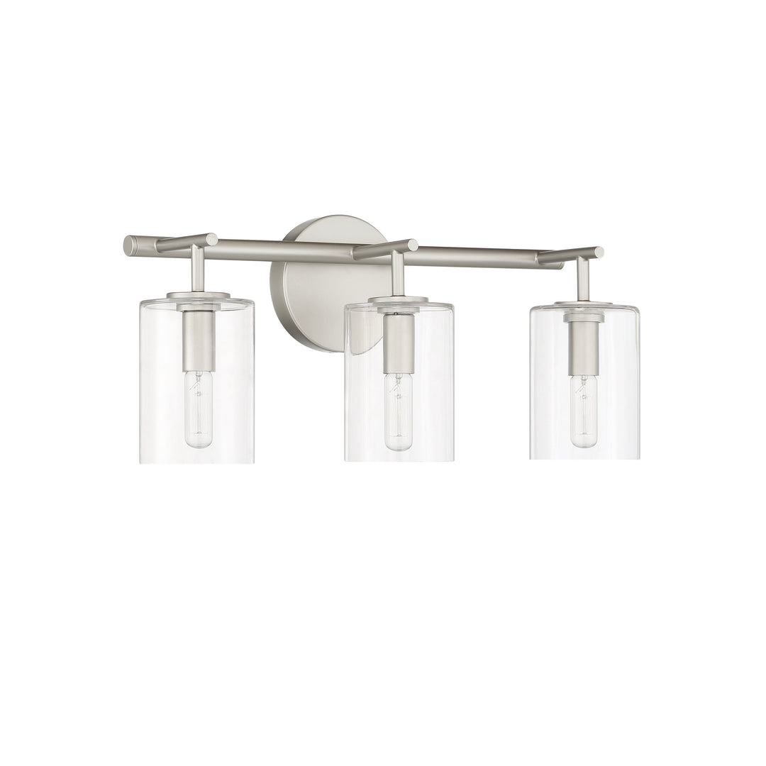 Hailie 3 Light Vanity in Satin Nickel CRAFTMADE