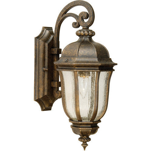 CRAFTMADE Harper 1 Light Small Outdoor Wall Lantern in Peruvian Bronze Outdoor