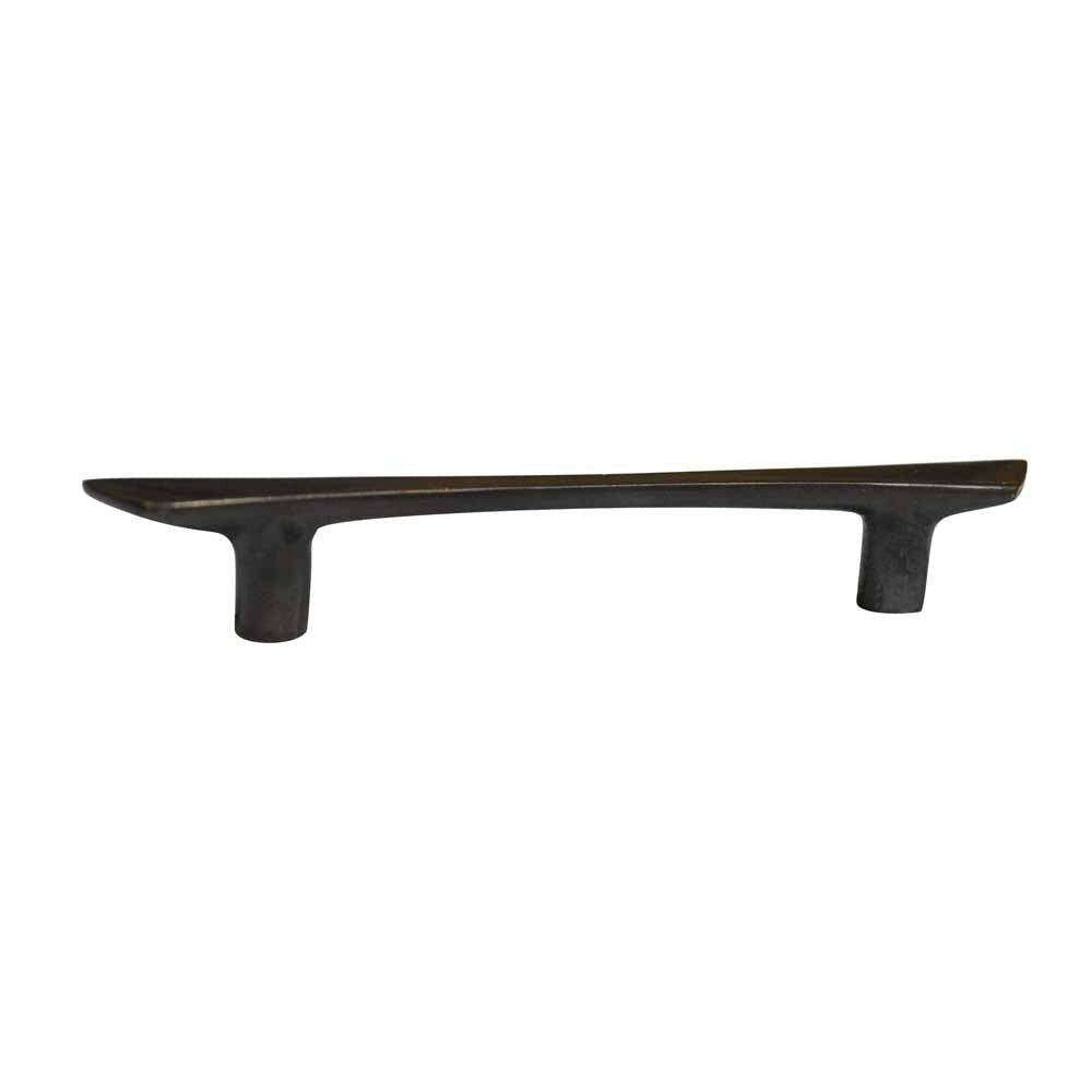 COPPER MOUNTAIN HARDWARE 4 1/2 Inch (3 Inch c-c) Pyramid Curve Handle (Oil Rubbed Bronze)