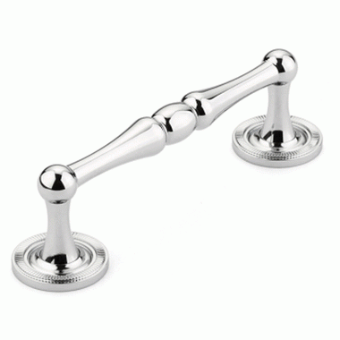 4 1/2 Inch (4 Inch c-c) Atherton Pull (Polished Chrome Finish) SCHAUB