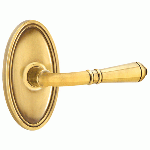 EMTEK Emtek Solid Brass Turino Lever With Oval Rosette (Many Finishes Available)