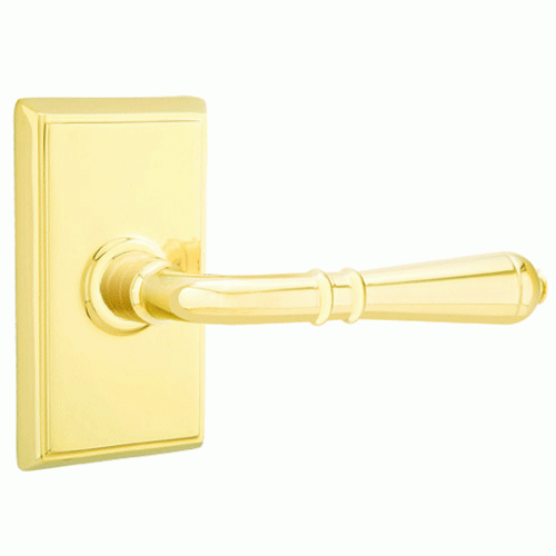 EMTEK Emtek Solid Brass Turino Lever With Rectangular Rosette (Many Finishes Available)