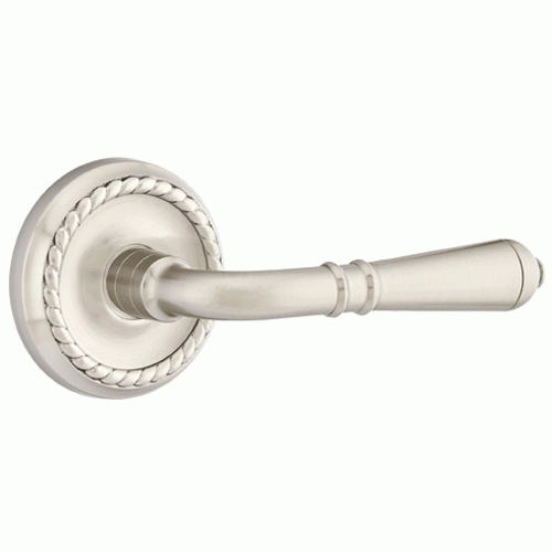 EMTEK Emtek Solid Brass Turino Lever With Rope Rosette (Many Finishes Available)