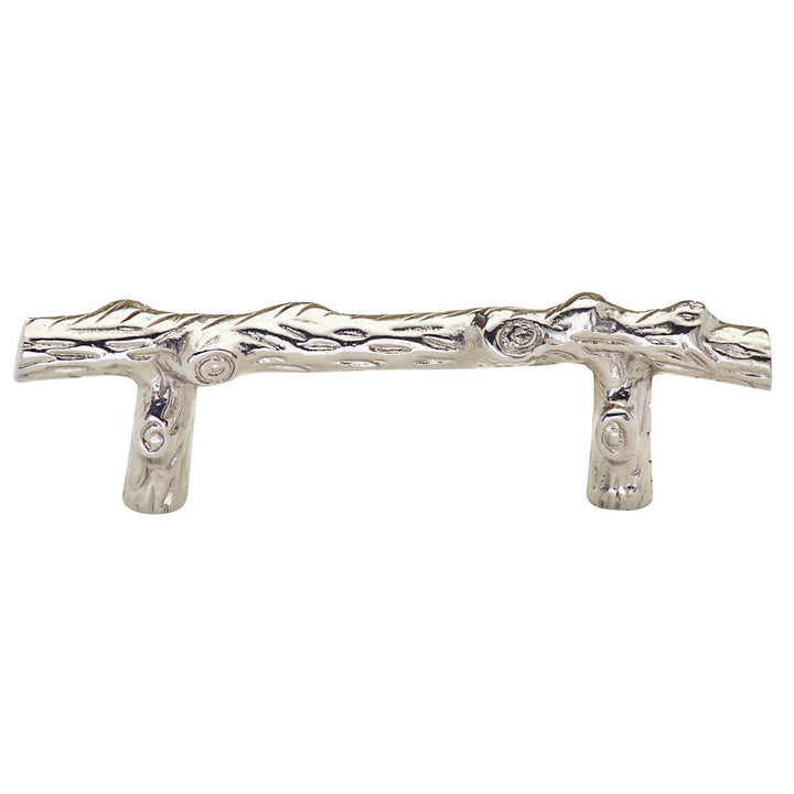 COPPER MOUNTAIN HARDWARE 4 1/2 Solid Brass Inch Tree Branch Pull (Polished Chrome Finish)