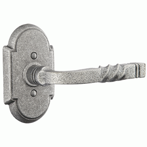 EMTEK Emtek Wrought Steel San Carlos Lever With Arched Rosette