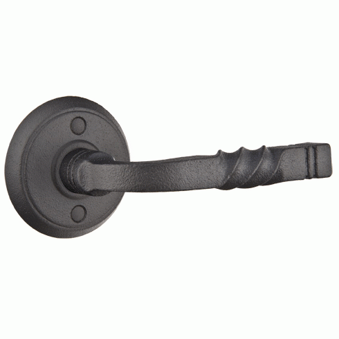 EMTEK Emtek Wrought Steel San Carlos Lever With Disk Rosette