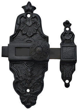 4 5/8 Inch Tall French Door or Cabinet Slide Bolt Latch (Several Finishes Available) COPPER MOUNTAIN HARDWARE
