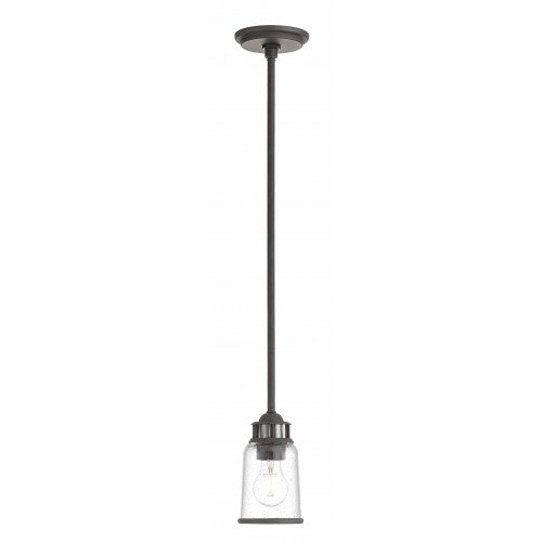 1 Light Bronze Single Pendant Livex