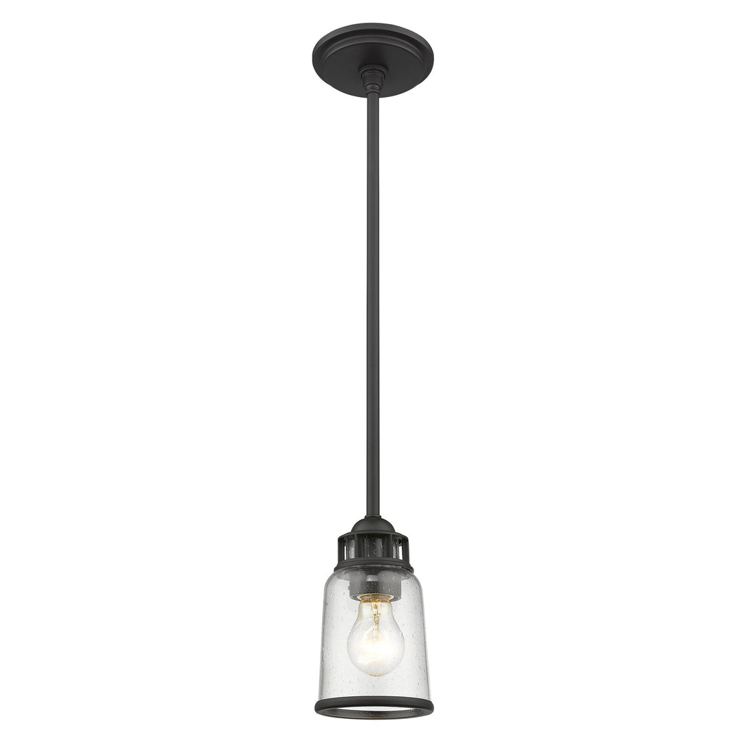 1 Light Bronze Single Pendant Livex