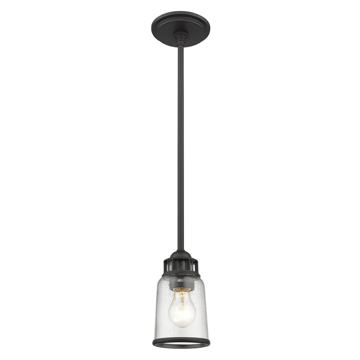 1 Light Bronze Single Pendant Livex