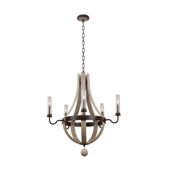 Harper 5 Light Outdoor Chandelier Kalco