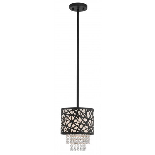 1 Light Bronze Single Pendant Livex