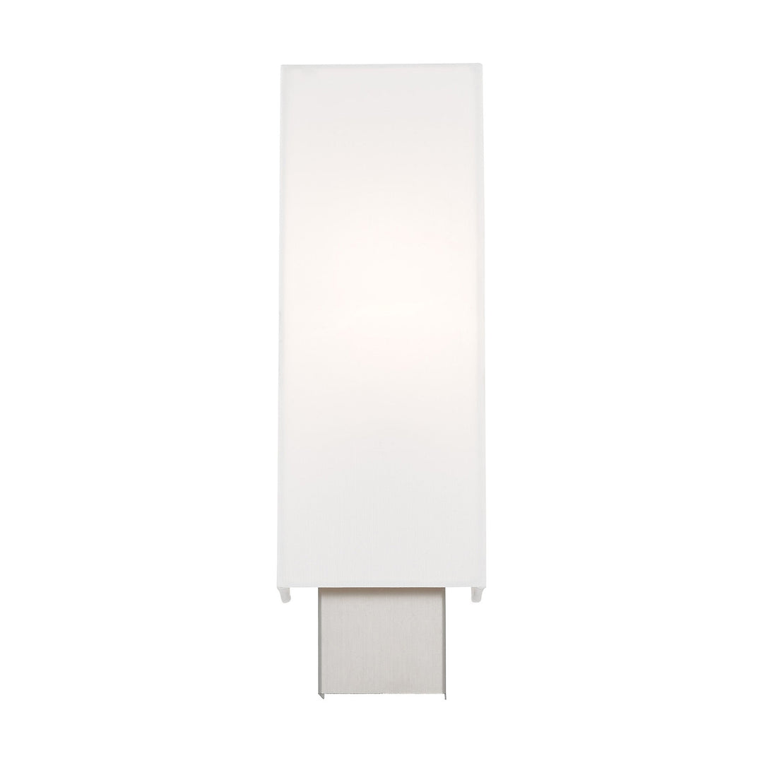 1 Light Brushed Nickel ADA Wall Sconce Livex