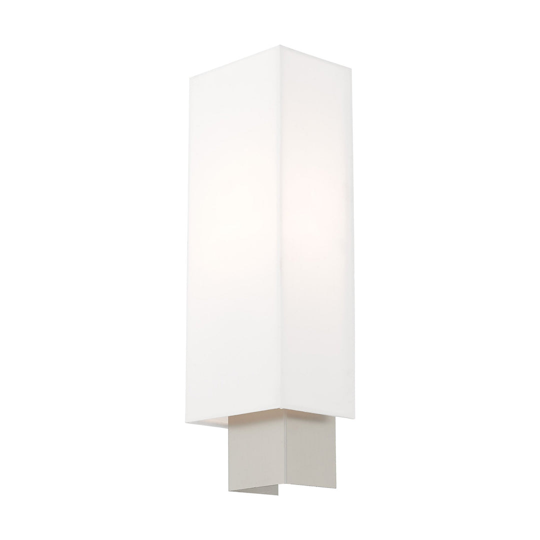 1 Light Brushed Nickel ADA Wall Sconce Livex