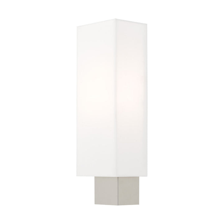 1 Light Brushed Nickel ADA Wall Sconce Livex