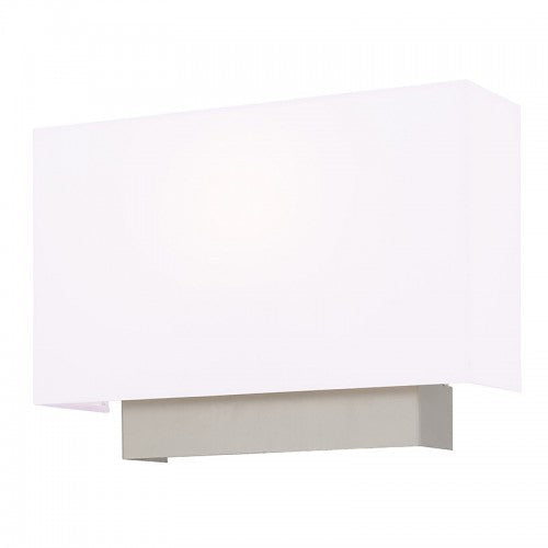 1 Light Brushed Nickel ADA Wall Sconce Livex