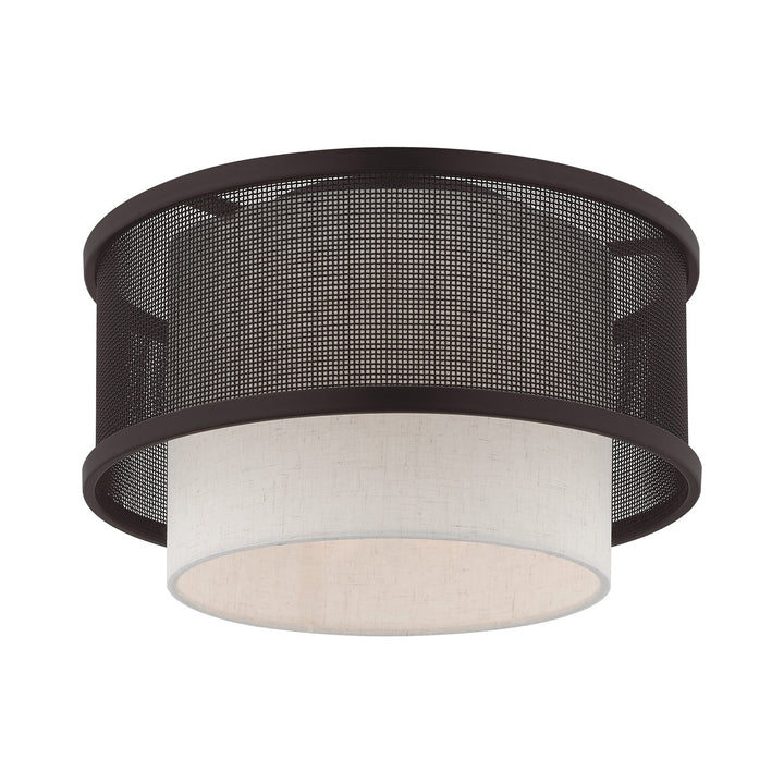 1 Light Bronze Ceiling Mount Livex