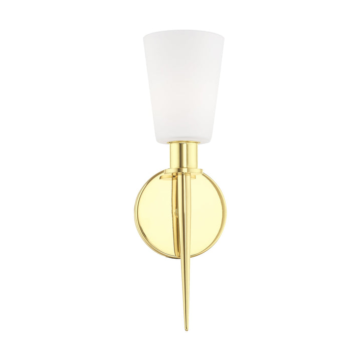 1 Light Polished Brass ADA Wall Sconce Livex