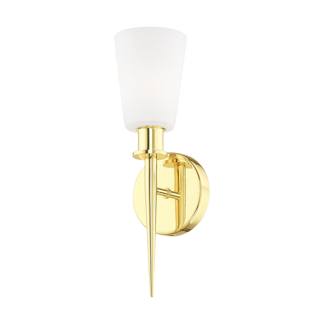 1 Light Polished Brass ADA Wall Sconce Livex