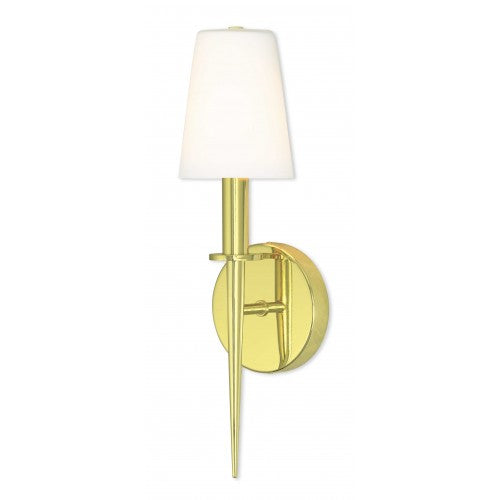 1 Light Polished Brass ADA Wall Sconce Livex