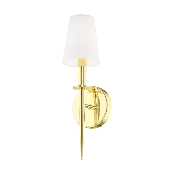 1 Light Polished Brass ADA Wall Sconce Livex