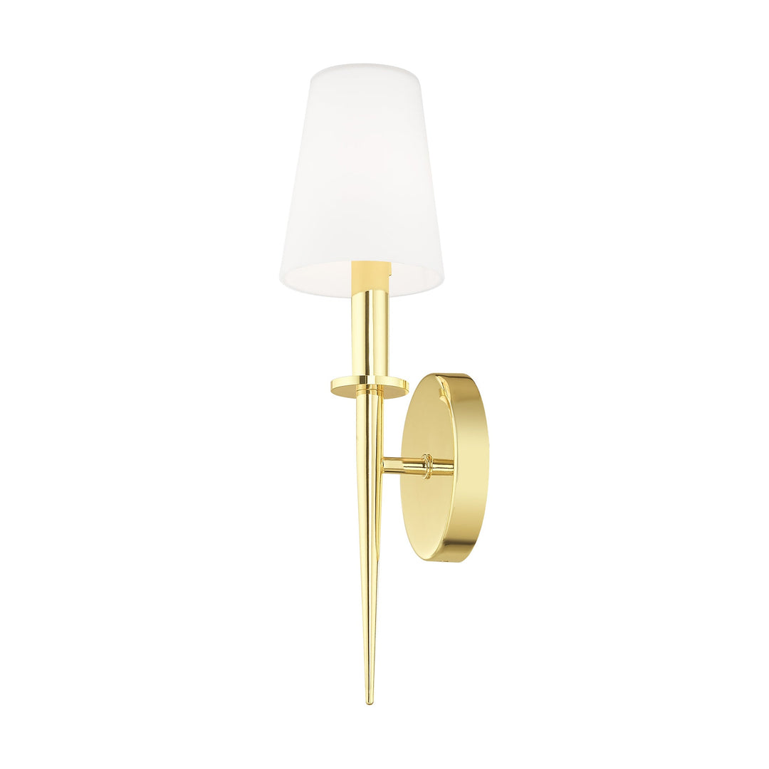 1 Light Polished Brass ADA Wall Sconce Livex