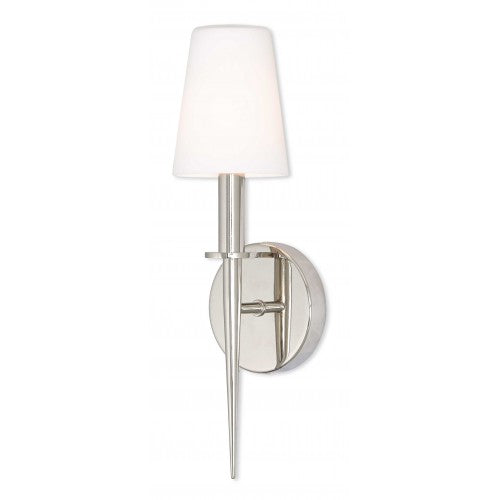 1 Light Polished Nickel ADA Wall Sconce Livex