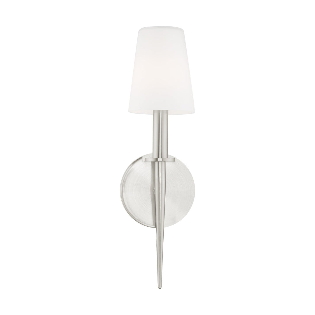 1 Light Brushed Nickel ADA Wall Sconce Livex