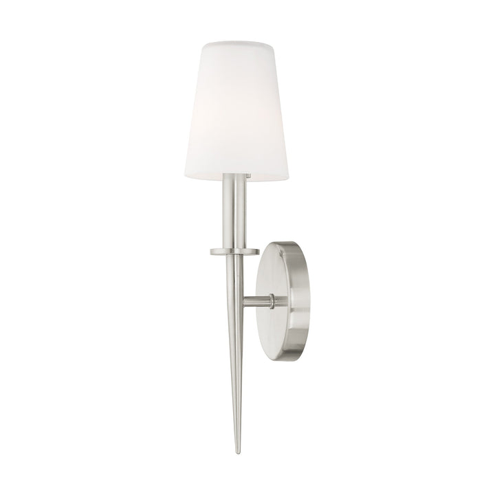 1 Light Brushed Nickel ADA Wall Sconce Livex