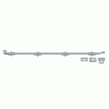 DELTANA 42 Inch Deltana Offset Heavy Duty Surface Bolt (Brushed Chrome Finish)