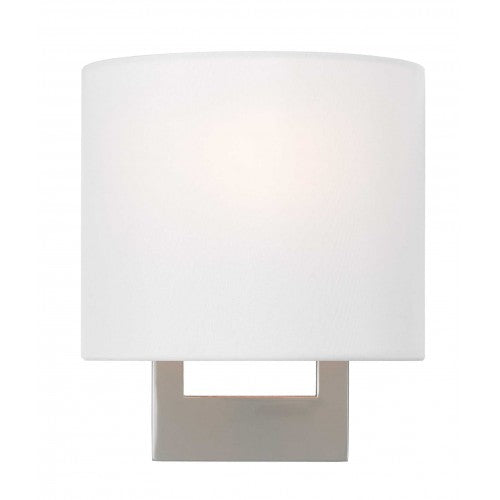 1 Light Brushed Nickel ADA Wall Sconce Livex