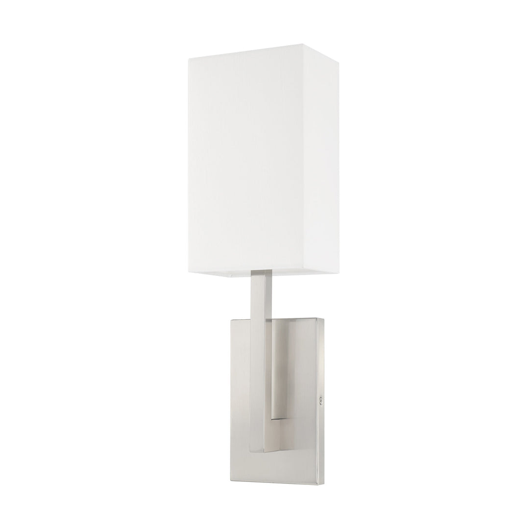 1 Light Brushed Nickel ADA Wall Sconce Livex