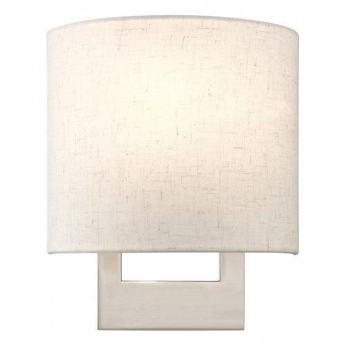 1 Light Brushed Nickel Petite ADA Sconce Livex