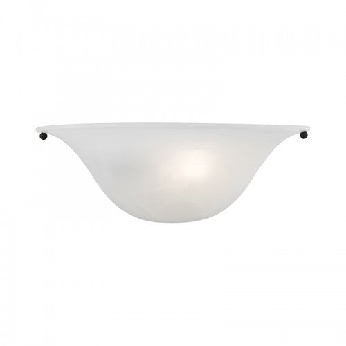 1 Light Black Wall Sconce Livex