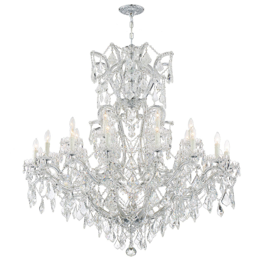 Maria Theresa 25 Light Spectra Crystal Polished Chrome Chandelier Crystorama