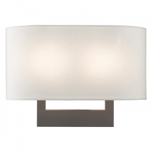 2 Light Bronze Medium ADA Sconce Livex