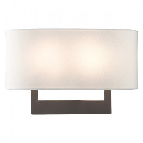 2 Light Bronze Large ADA Sconce Livex