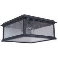 CRAFTMADE Gentry 1 Light Outdoor Flushmount in Midnight