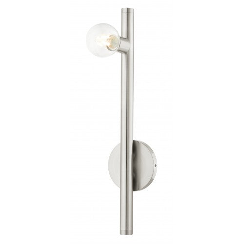 1 Light Brushed Nickel Wall Sconce Livex