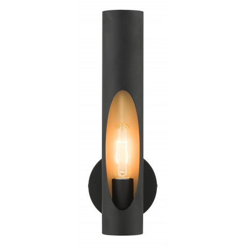 1 Light Black ADA Single Sconce Livex