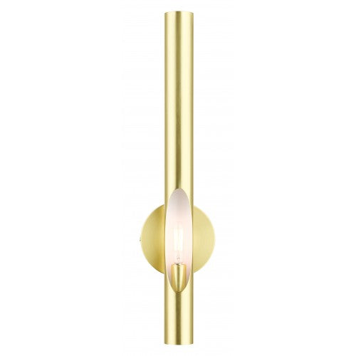 1 Light Satin Brass ADA Single Sconce Livex