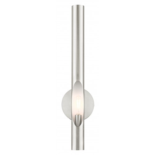 1 Light Brushed Nickel ADA Single Sconce Livex