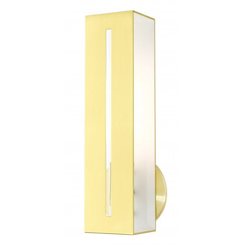 1 Light Satin Brass ADA Single Sconce Livex