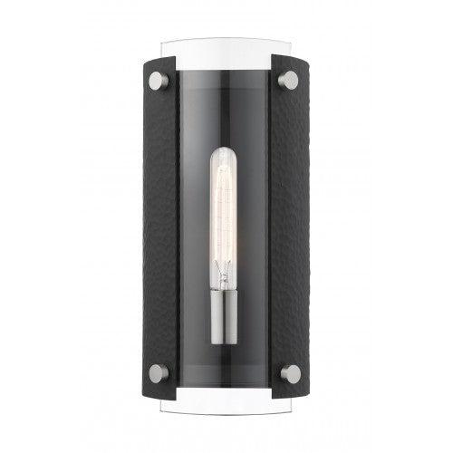 1 Light Black ADA Wall Sconce Livex